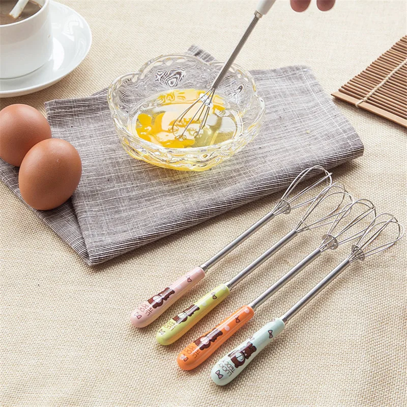 

1PC Egg-beater/Blender Multifunction Coffee Stir Baking Tools Batter Cream Mixer Mini Manual Egg-beater
