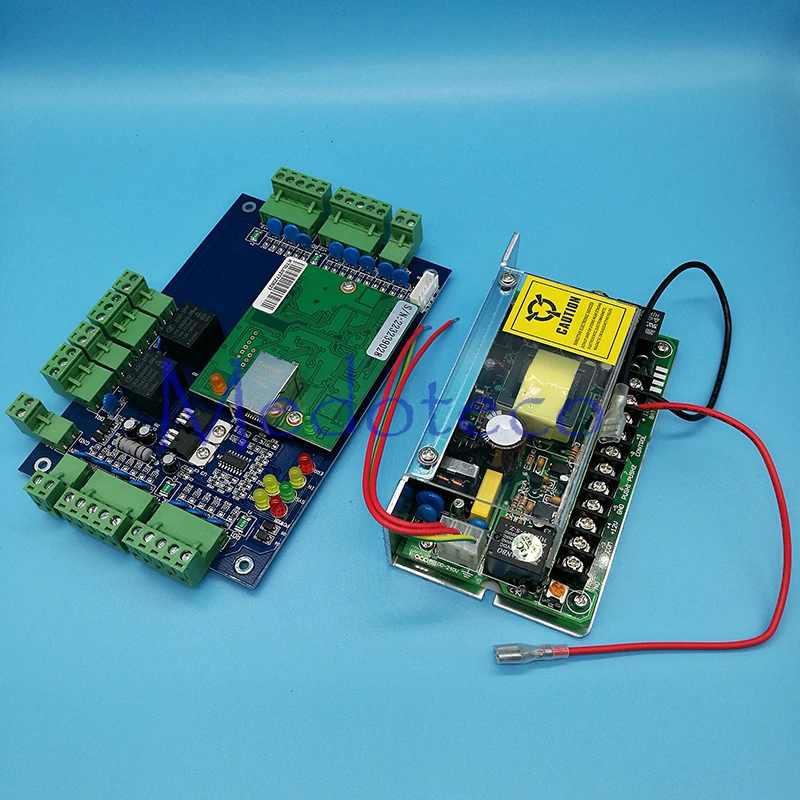 Tcp/ip двойная дверь Управление доступом; + 12V5A непрерывное функция батареи Питание две двери Управление доступом Панель