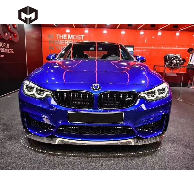 Carbon-Fiber-CS-Front-Bumper-Spoiler-Lip 2