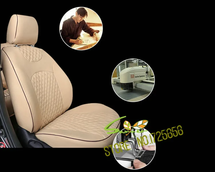 AutoDecorun заказ кожаные чехлы на сиденья автомобиля для Land Rover Range Rover Sport аксессуары набор накидок на сидение для автомобилей Защитные чехлы для сидений