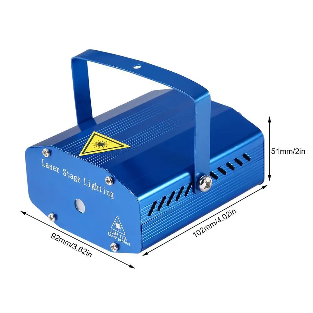 Зонд Блестящий Мини R & G 110 240V Регулировка DJ Дискотека светодиодный лазерный