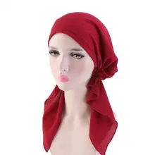 Париж косы ослабленные Skullies Beanies весна осень бренд полиэстер тюрбан шапки для женщин ленты шапки для химиотерапии