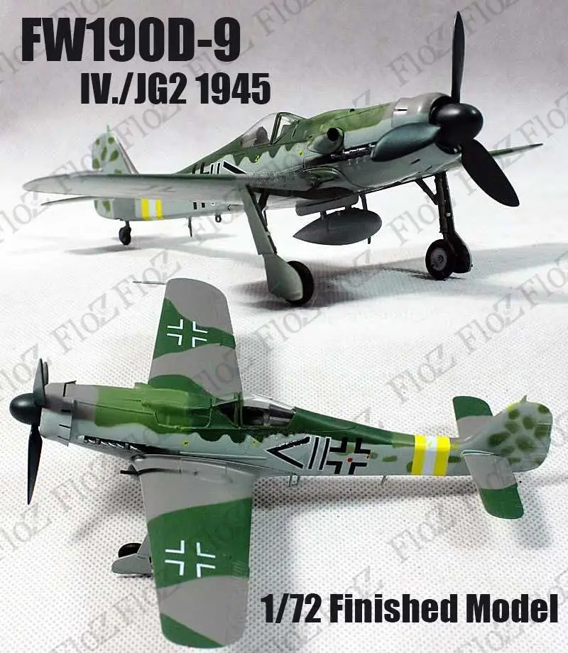 

WWII German Fw190 D-9 IV./JG2 1945 1/72 aircraft finished plane Easy model
