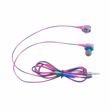 

Rainbow Universal Mobile Phone Computer Earbuds In-ear With Microphone Earphone Gradient Color Low Noise