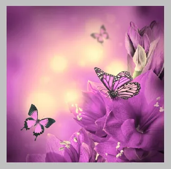 

40*40 THE PRINT OIL PAINTING THE BUTTERFLY AND PINK ROSE FLOWER HOME DECORA CHIRSTMAS DECORA WALL ART WALL PAPER FREE SHIPPING