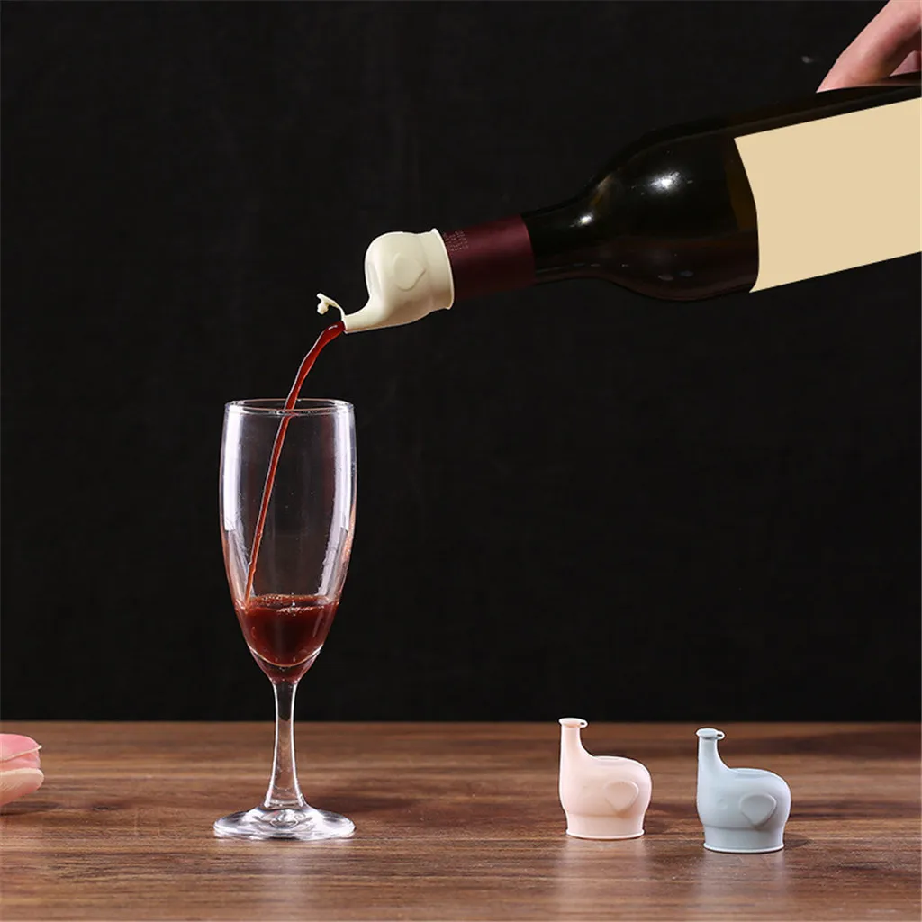 Elephant Wine Pourer Spirit Pourer аэратор для разливания вина пищевой Силиконовое для вина дозатор вина Бутылка жёлоб для бетонной смеси дозатор для бара 15