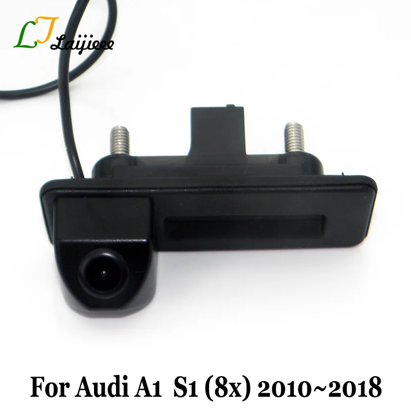 

For Audi A1 S1 8X 2010~2016 2017 2018 / HD CCD Car Trunk Handle Rearview Camera / Auto Rear View Reversing Backup Camera Back