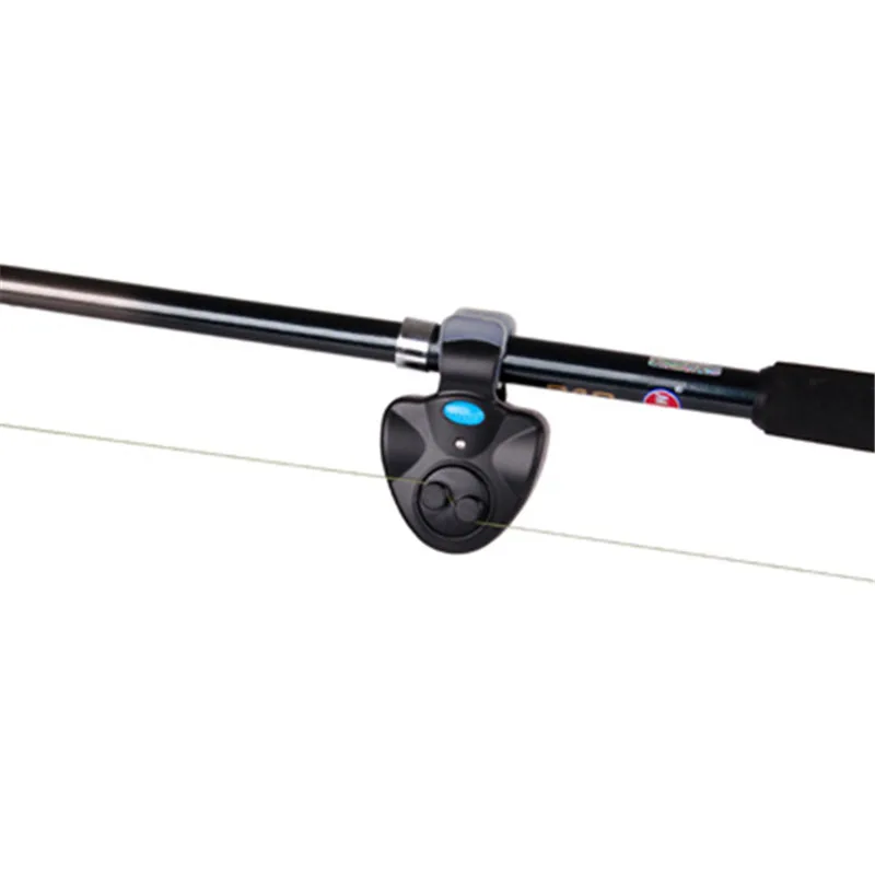 

Bite Alert Black Universal Fishing Alarm Electronic Fish Bite Alarm Sound Alert LED Light Clip On Fishing Rod kit