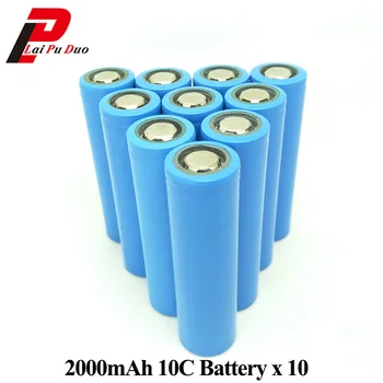 

Brand New 18650 battery 3.67V 2000mAh rechargeable li-ion battery for Led flashlight Toys Power tools 18650 bateria