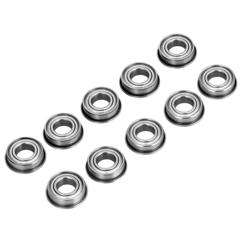 

10Pcs/set F688-ZZ Double Shielded Flanged Deep-groove Ball Bearings 8 x16x5mm Wholesale