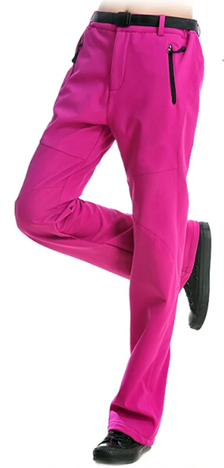 Buy 2016 New Women's Soft Shell Windproof Pants Breathable Waterproof Outdoor