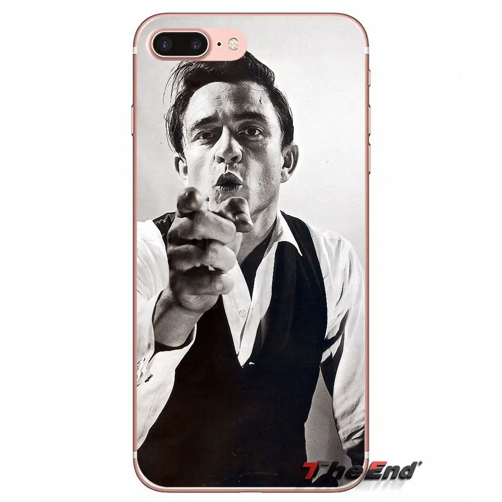 Чехол для Sony Xperia Z Z1 Z2 Z3 Z5 compact M2 M4 M5 E3 T3 XA Aqua LG G4 G5 G3 G2 Mini johny Cash The Finger Singer