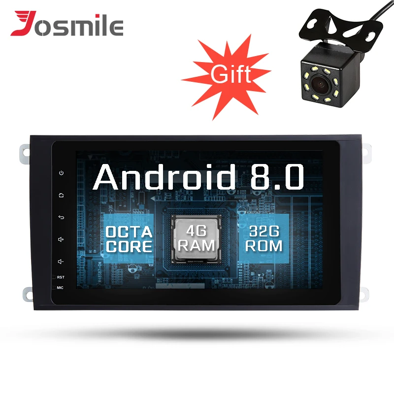 

Android 8.0 9'' 8-core Car Radio Audio Player For Porsche Cayenne GPS No DVD Multimedia Stereo Head Unit Navigation OBD WIFI DVR