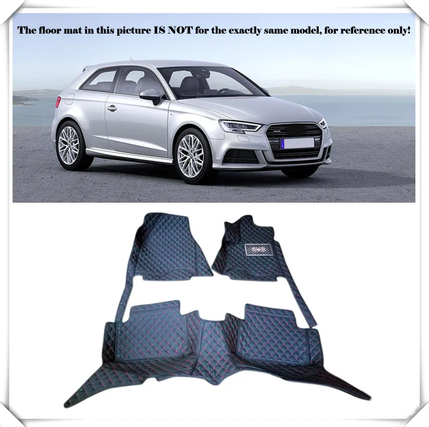 

Custom car floor mats For Audi A3 8V 2014 2015 2016 Auto accessories car styling Foot mats