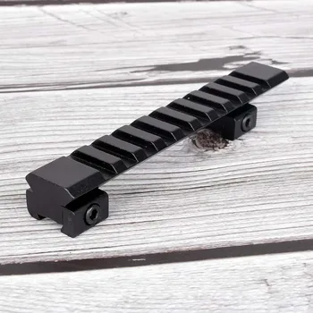 

Scope Mount 11mm to 20mm Picatinny Rail Adapter Weaver Rail 10 Slots 124mm Length for Hunting Rifle Air Gun Scope Laser