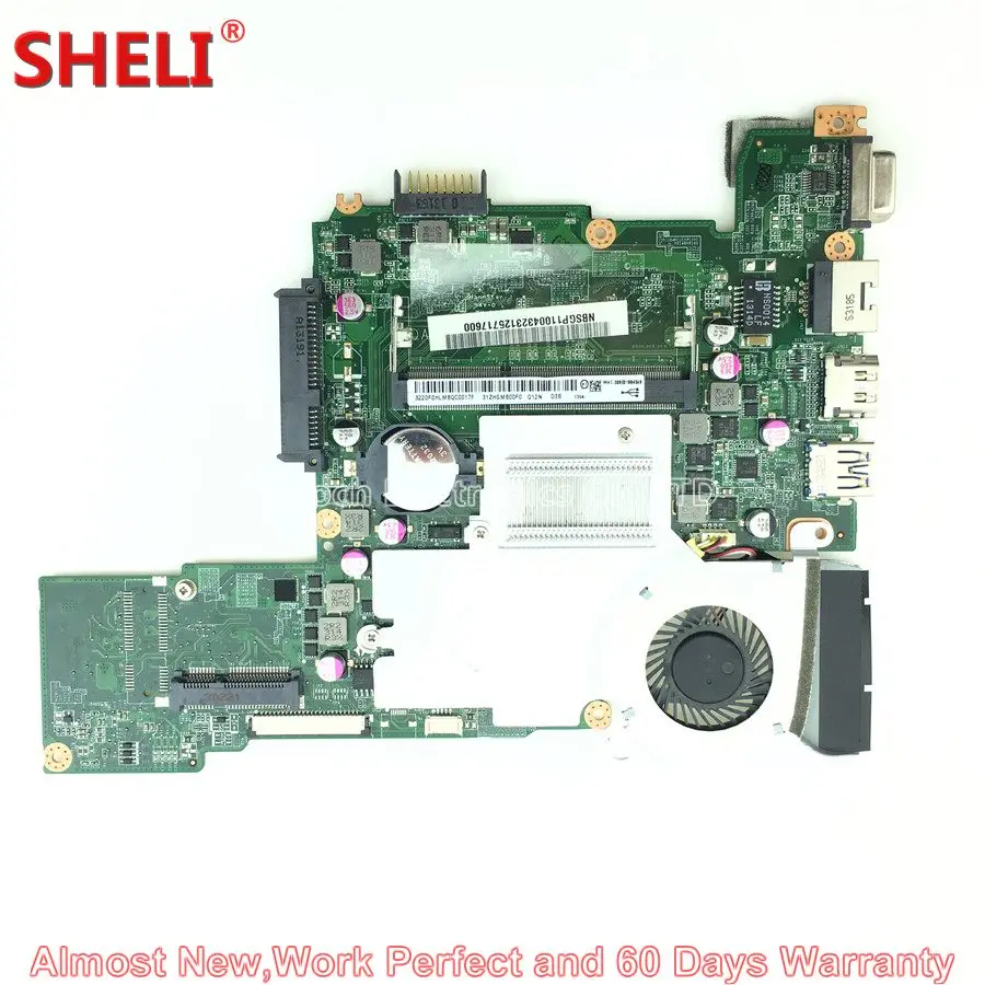 

SHELI NBSGP11004 NB.SGP11.004 Laptop Motherboard For Acer Aspire One 725 V5-121 DA0ZHGMB6D0 ZHG 31ZHGMB00F0 C70 Main Board