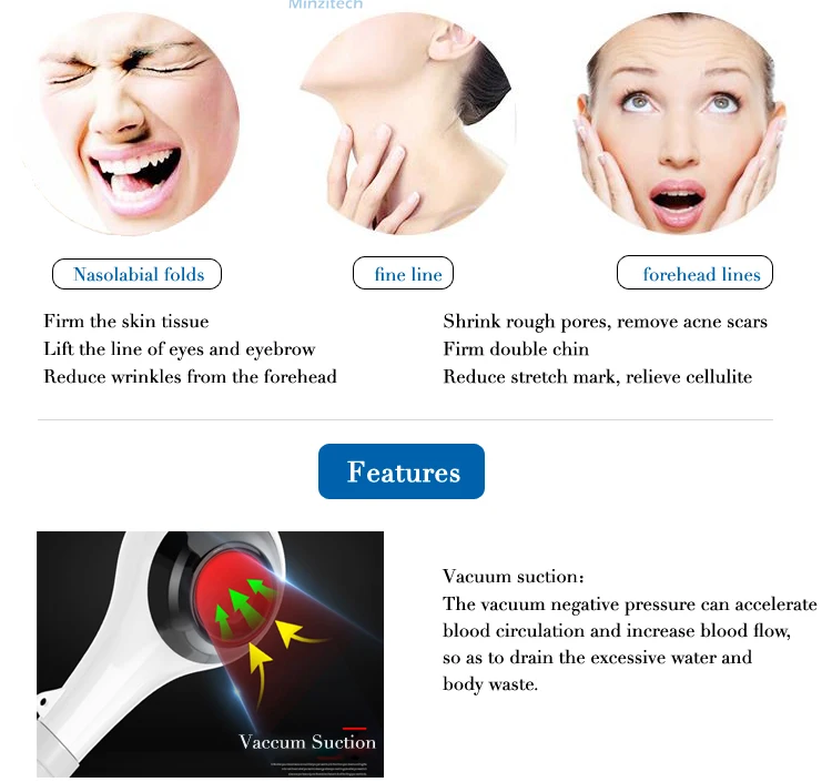 Устройство для красоты лица RF вакуумная охлаждающая машина для подтяжки кожи лица