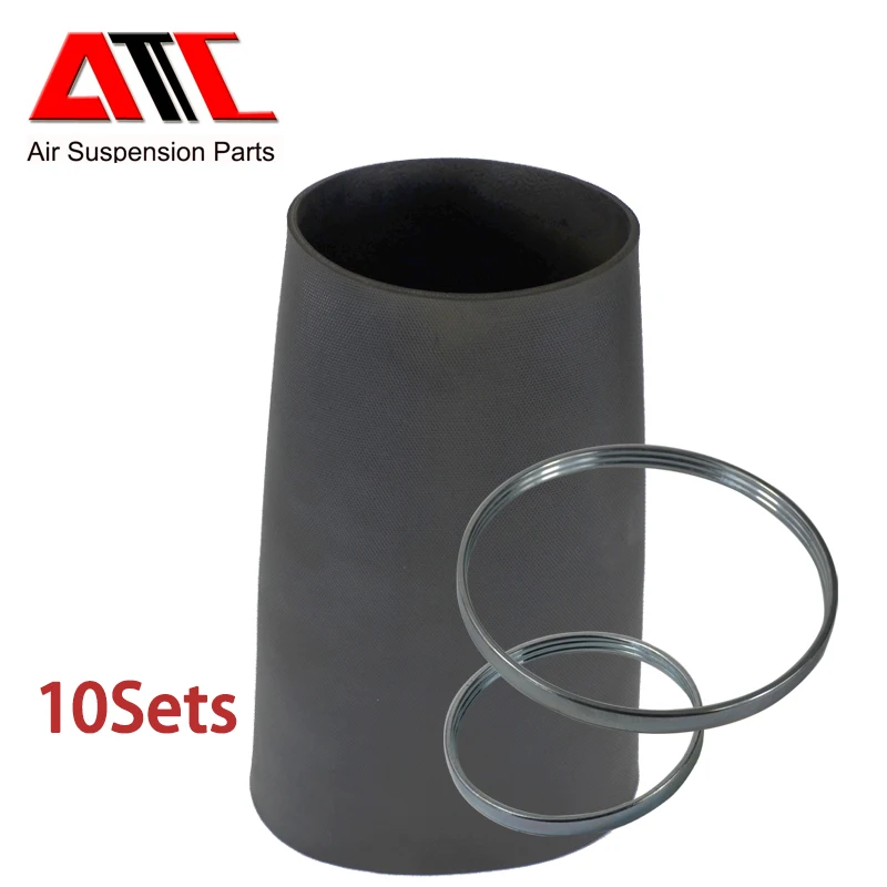 

10Sets Front Air Suspension Air Spring Rubber Sleeve With Rings For Lincoln Navigator 2003-2006 Part Kit 4L2Z5A891AA 6L2Z5A891AA