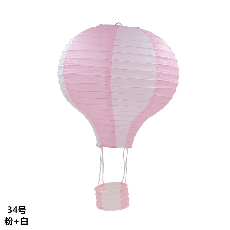 Хит, 1" 30 см, радужная полоса, бумажный фонарь, воздушный шар, небесный фонарь, для дома/свадьбы/рождественской вечеринки, декоративные принадлежности - Цвет: Pink Stripe