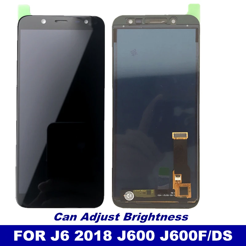 

J600 LCD Replacement For Samsung Galaxy J6 2018 J600 J600F/DS J600G/DS LCD Display Touch Screen Digitizer can Adjust Brightness