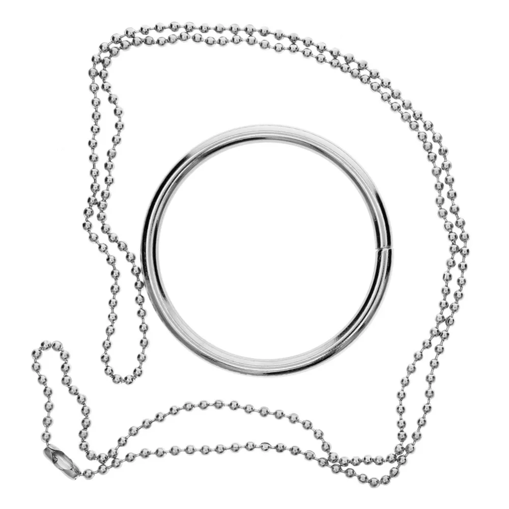 

Creative Large Silver Magic Knot Magic Toys Tomorrow Ring Silver Magic Ring Props Close-Up Magic Tricks Classic Toys#257219