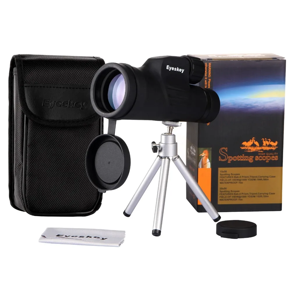 EYESKEY 8571-12X50 Монокуляр 50 мм азотный водонепроницаемый BAK4 Призма FMC покрытие Портативный телескоп для спорта на открытом воздухе