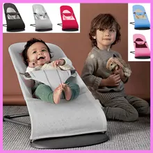Portable High Quality Infant Baby Folding Cradle Swing Safety Recliner Newborn Rocking Chair Swinging Lounge Chair Bouncer 0~24M