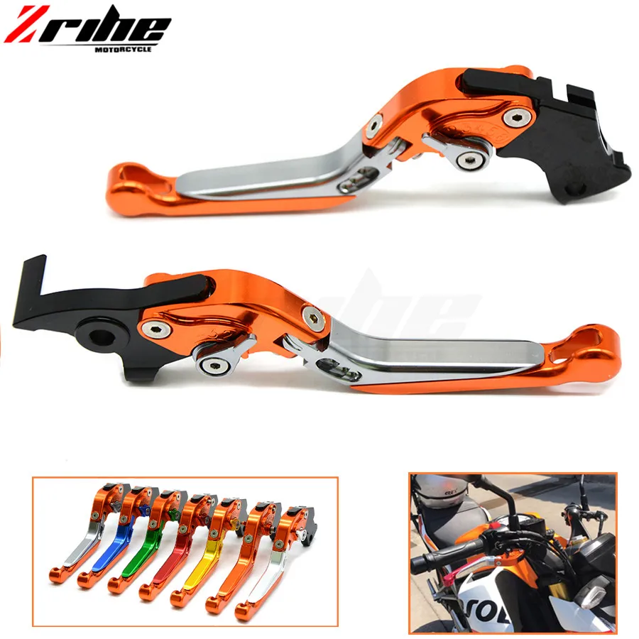 

Brake Folding Adjustable Motorcycle accessories Brake Clutch Levers Telescopic folding For ktm 990 SuperDuke 690 Duke RC8 / R 12