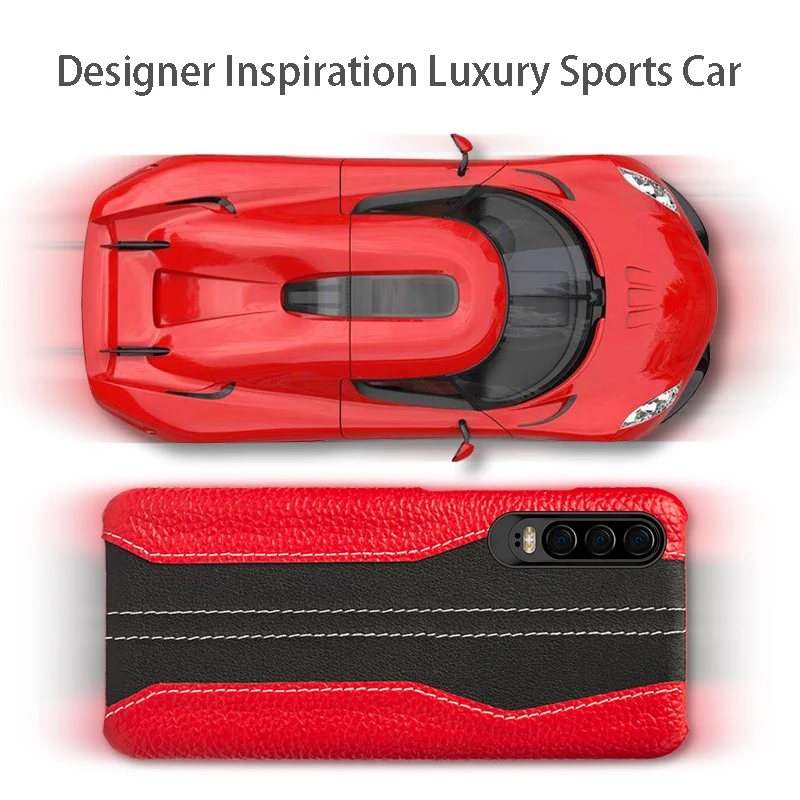 Phone Cases For Huawei P10 P20 P30 Lite Mate 9 10 20 lite Pro Case Cowhide Stitching Cover For Honor 8X 9 10 V20 P Smart case