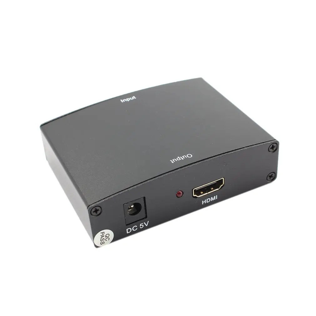 Профессиональный преобразователь YPBPR+ аудио R/L в HDMI адаптер преобразования поддерживает высокое разрешение видео до 1080 p
