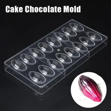 16 отверстий 3D оливковая форма Поликарбонат форма для шоколадного торта кухонная форма для выпечки торт конфеты PC форма для шоколада DIY выпечка Кондитерские инструменты