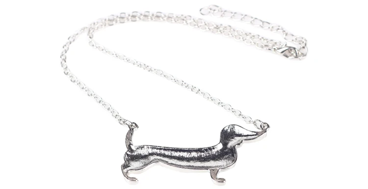 Bonsny Statement Metal Alloy Enamel Dachshund Dog Choker Necklace Chain Collar Pendant 2016 Fashion New Jewelry For Women 12