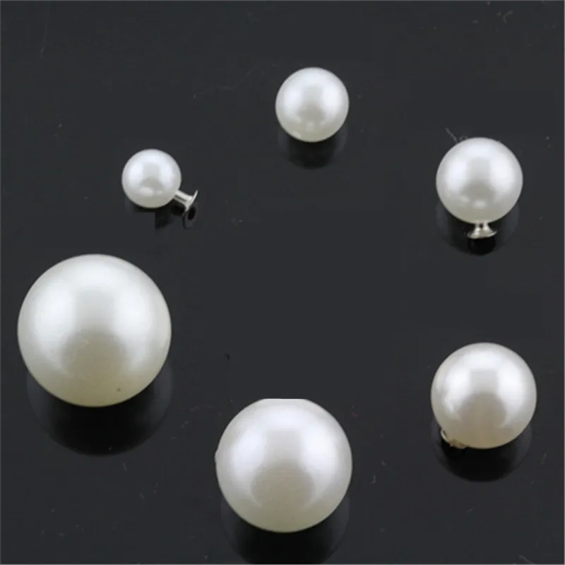 

30PCS Plastic Imitation Pearl Rivets Button DIY Garment Accessories Scrapbook Cloth Pants Hat Shoes Bag Crafts Decoration 6-16mm