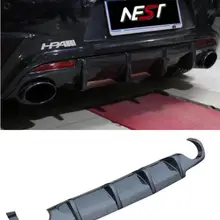 JINGHANG заднего бампера из углеродного волокна, автомобильный диффузор подходит для Vw Volkswagen Scirocco R 2009 2010 2011 2012 2013