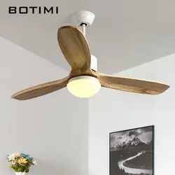 Botimi 2018 новый потолочный вентилятор для гостиной Ventilador de techo потолочные вентиляторы с огнями 48 дюймов современный охлаждение вентиляторные