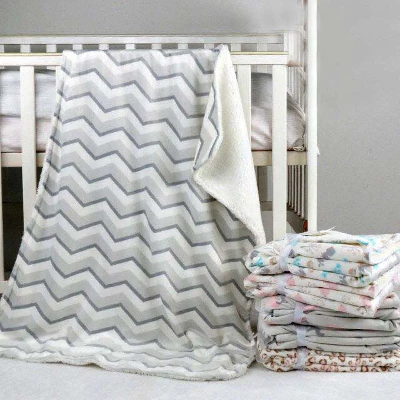 Buy New plush baby blanket newborn coral fleece Soft