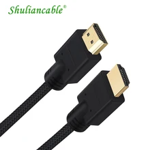 Shuliancable 4K 3D HDMI CABLE High Speed for Projector connector standard A-A HDMI cable  for PS3 projector Apple TV PC 1m 2m 3m
