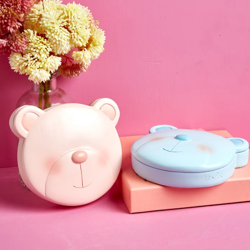 

Cute Kids Tooth Box Baby Resin Milk Teeth Storage Wood Tooth Box Organize for Baby Save Wood Storage Boxes for Boy Girl Gift