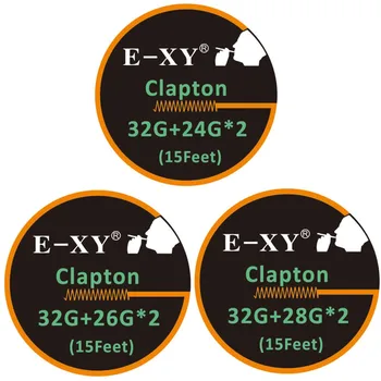 

E-XY 5m/roll Clapton Wire for RDA RBA Rebuildable Atomizer Heating Wires Coil Tool Electronic Cigarette Accessories