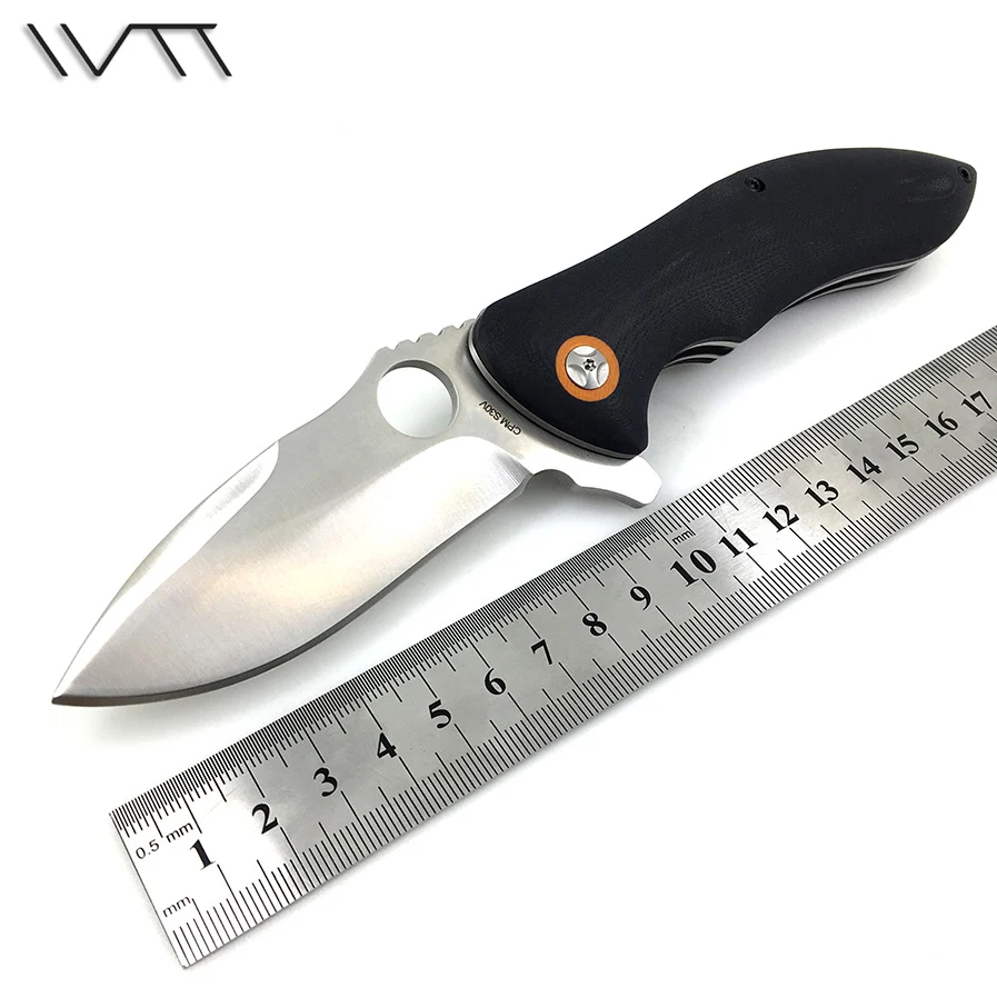 

WTT C187 Survival Folding Knife With CPM S30V Blade G10 Handle Outdoor Hunting Knife EDC Tools Utility Tactical Pocket Knives