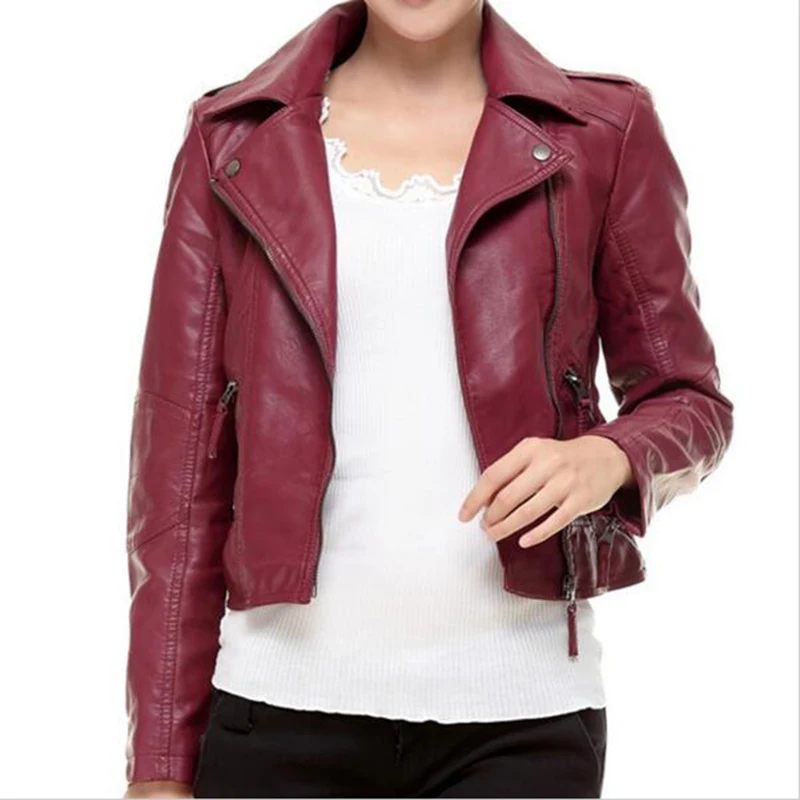 Popular Leather Jacket Women-Buy Cheap Leather Jacket