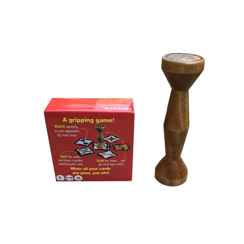 

New Totem Express English board game jungle token run fast pair speed forest for party fun cards 80 cards