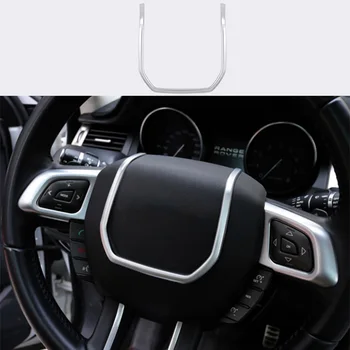 

Chrome accessories interior Steering Wheel Center U Style Decorator Cover Frame Trim For Land Rover Range Rover Evoque 2012-2018