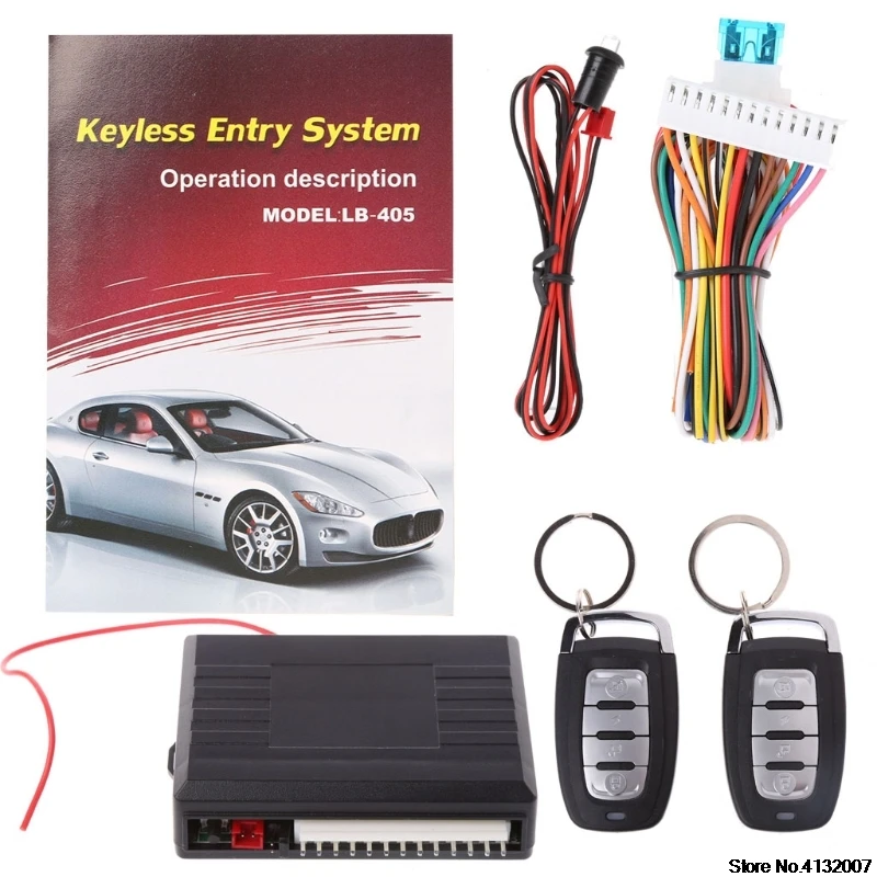 

Car Auto Alarm Remote Central Door Locking Vehicle Keyless Entry System Kit 12V 828 Promotion