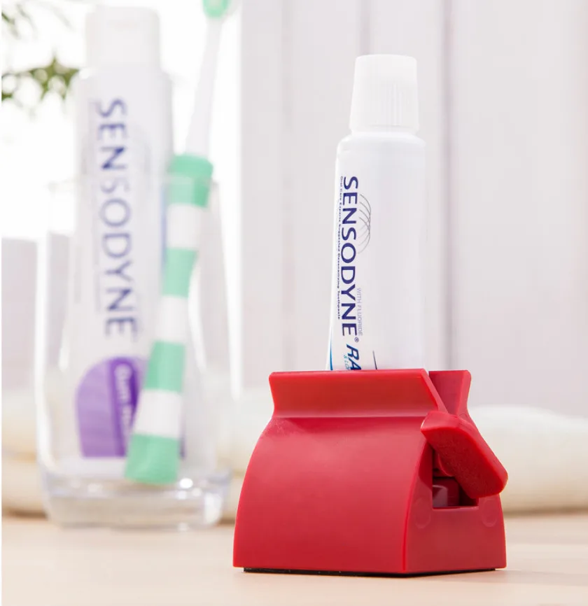 

Multifunctional Bathroom Plastic Cream Tube Squeezing Dispenser Rolling Tube Squeezer Tooth Paste Squeezer Toothpaste Dispenser