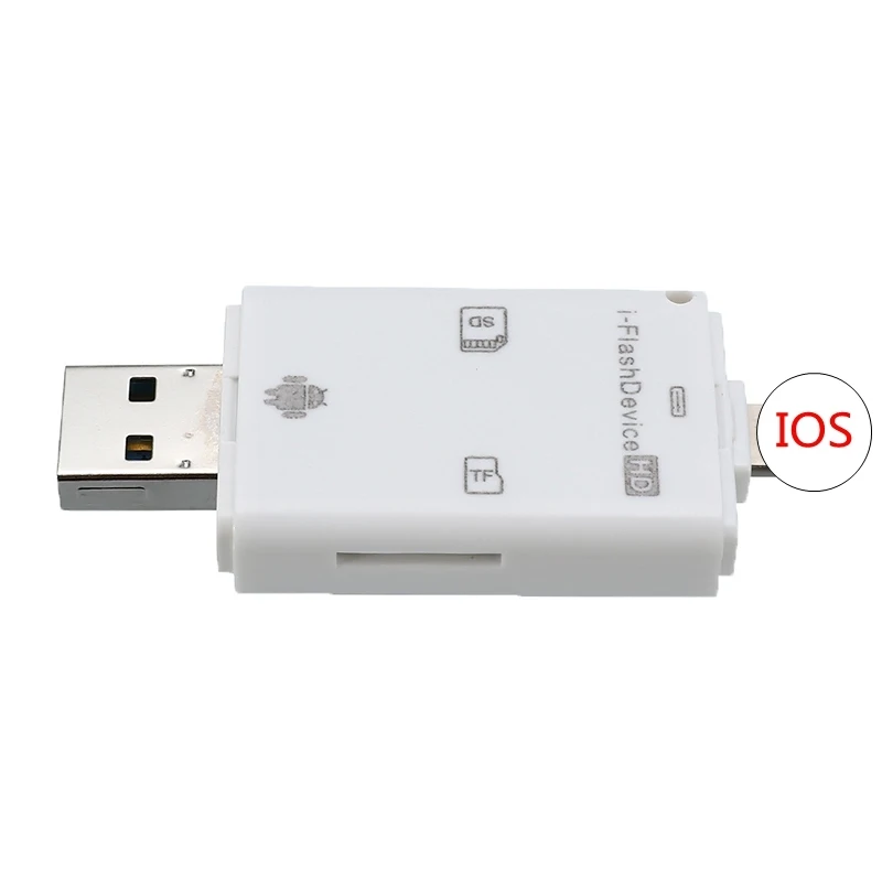 USB i-Flash Drive Micro SD/TF адаптер для чтения карт памяти для iPhone/iPad/Android