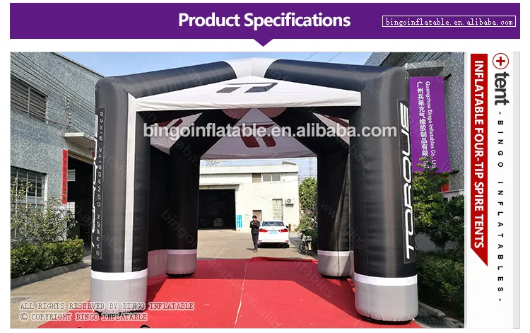BG-T0001-Inflatable-Four-tip-spire-tents-bingoinflatables-01