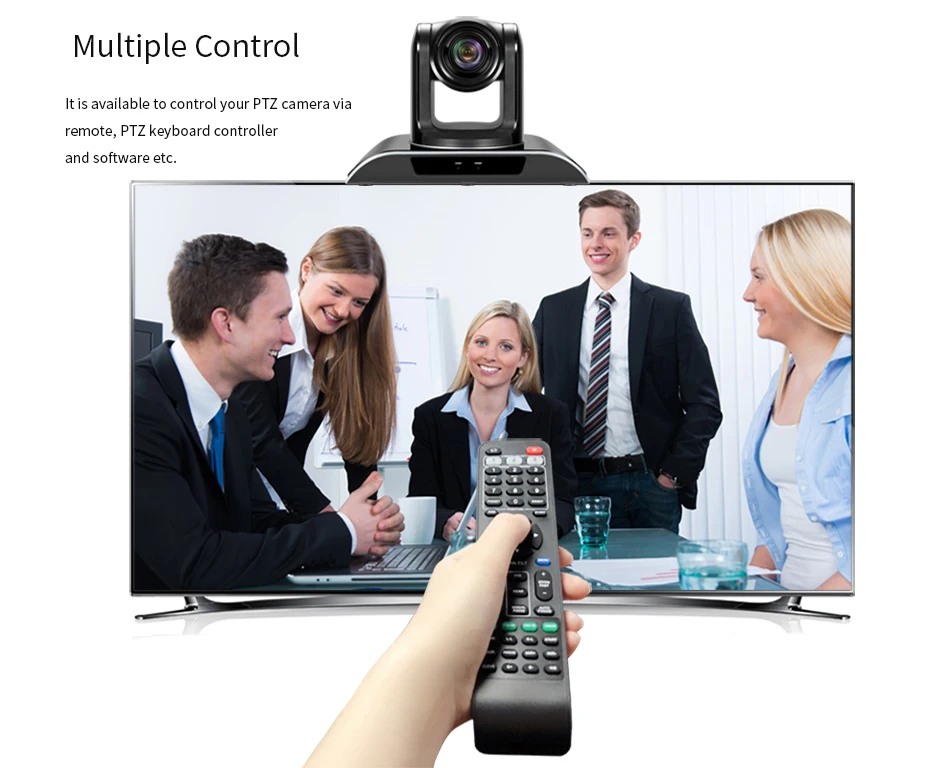 Câmera de Vídeo Câmera para Projetor Tenveo Hdmi Completo hd 1080p Usb 3.0 10x Zoom Óptico 2.38mega Pixel Vídeo Conferência Vhd103u Ptz 11 Cheap Sistema de conferência