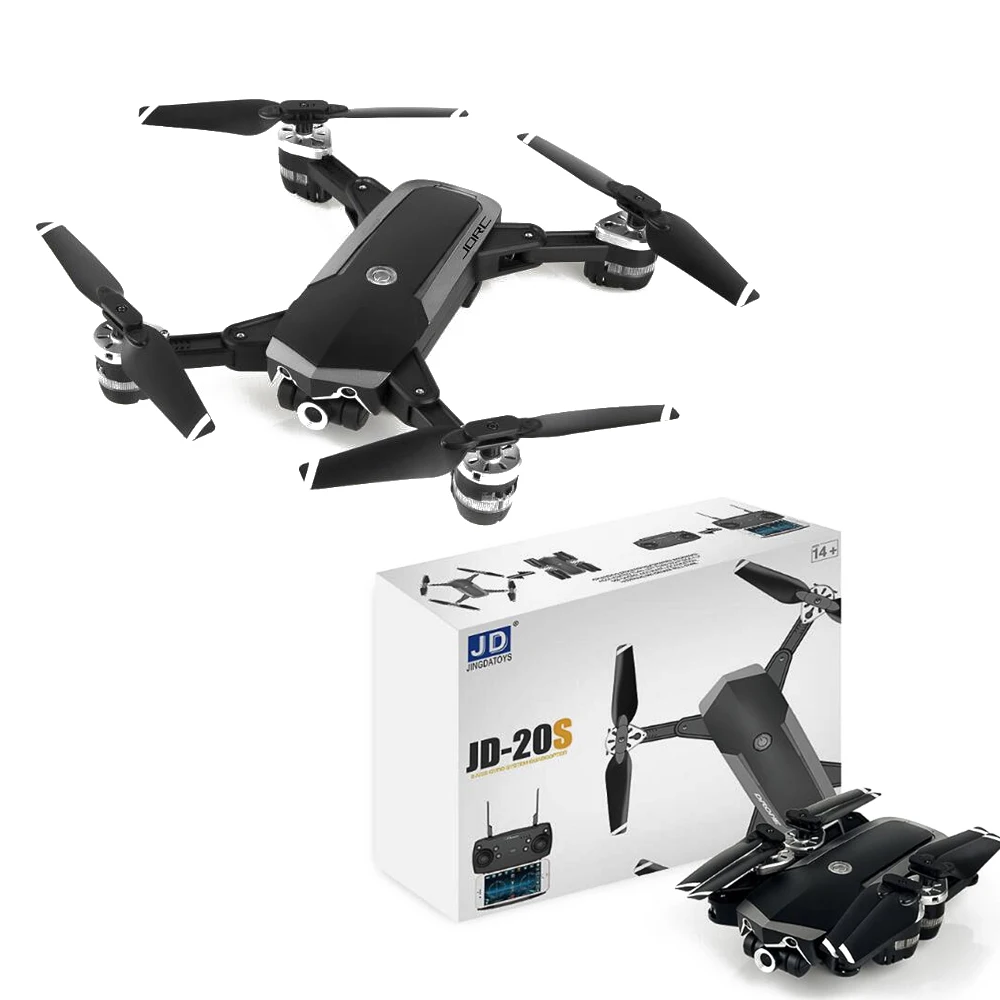 1 шт. складной Дрон JD20S с Wi Fi FPV и HD камерой 2 МП RC Quadcopter RTF|Радиоуправляемые