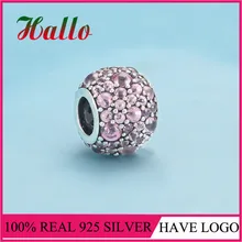 Серебро 925 мерцающие капли бусина-Шарм для breloque pour изготовление bijoux Подвески для изготовления браслетов